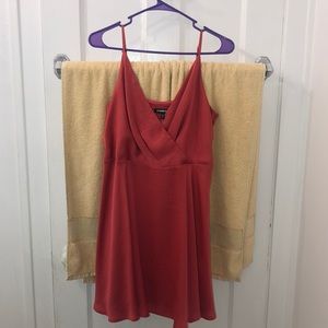 Express Satin Fit & Flare Cami Dress